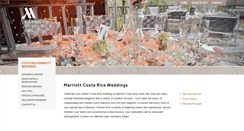 Desktop Screenshot of costaricamarriott.marriottcostaricaweddings.com