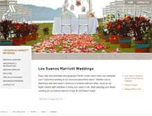Tablet Screenshot of lossuenosmarriott.marriottcostaricaweddings.com